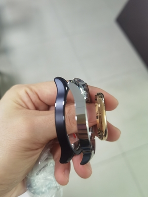 Titanium Glossy Custom Watch Parts Front Cover ISO9001 Passivation Surface