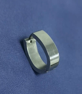 ISO9001 PVD Surface Silver Jewelry Components Clip Ons Earring Tolerance 0.03mm
