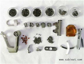 Tolerance 0.05mm Powdered Metal Parts Anodized Surface Silver Plating Gear
