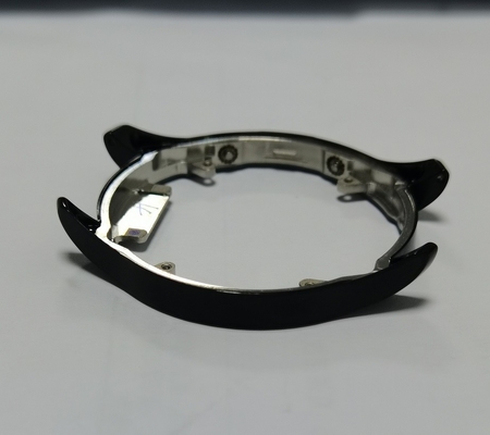 Black Titanium MIM Metal Injection Molding Housing For Watch Frame Silver