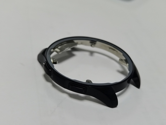 Black Titanium MIM Metal Injection Molding Housing For Watch Frame Silver