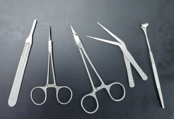 MSDS Surgical Medical Equipment Spare Parts Anodized Stainless Steel Scissors