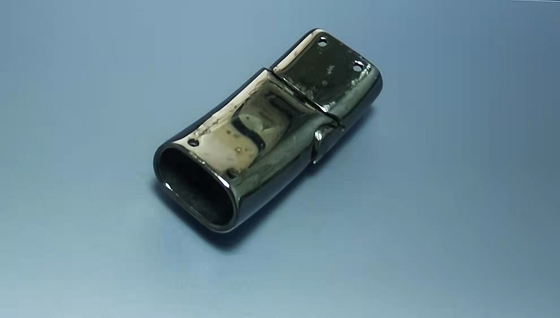 SS 304 316L Watch Assembly Parts Glossy Finish Buckle Clasp Silver Color