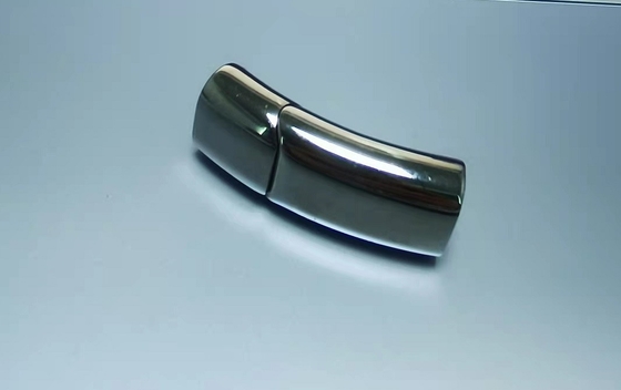 SS 304 316L Watch Assembly Parts Glossy Finish Buckle Clasp Silver Color