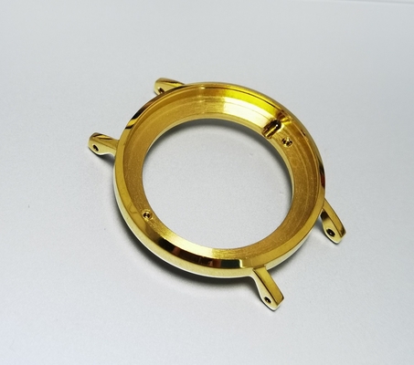 Gold Plated Watch Mechanical Parts , Stainless Steel Titanium Injection Molding