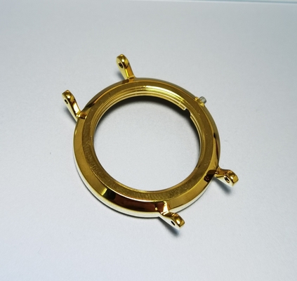 Gold Plated Watch Mechanical Parts , Stainless Steel Titanium Injection Molding